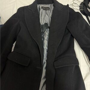 BCBGMaxAzria Black Blazer Coat